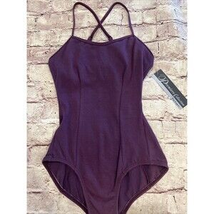 NWT Premiere Collection By Body Wrappers Adult XS Purple Cotton Leotard